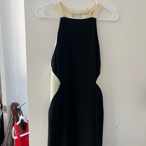 Rag & Bone Black and Cream Sheath Cocktail Dress